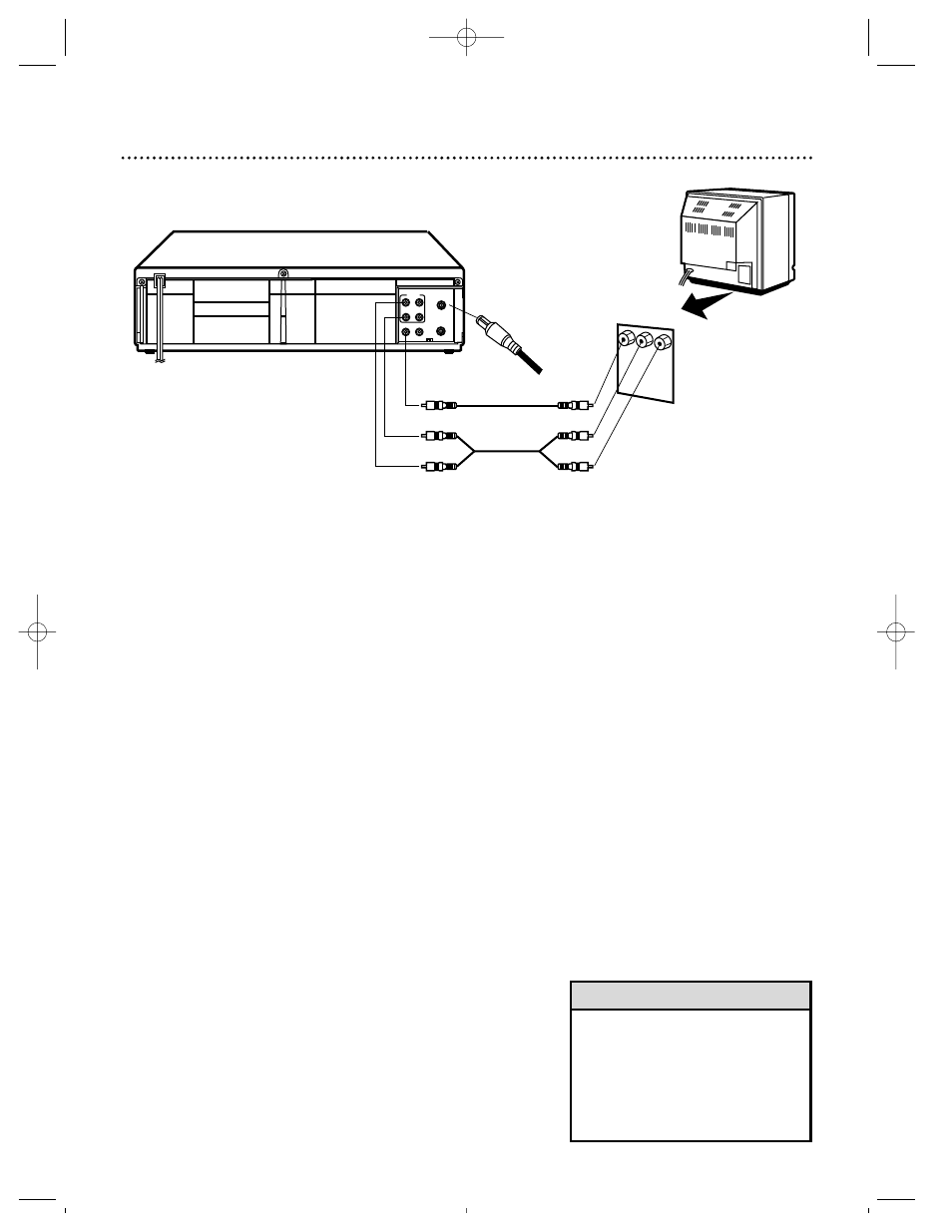 10 hookups with a stereo tv | Philips SVZ162 User Manual | Page 10 / 52