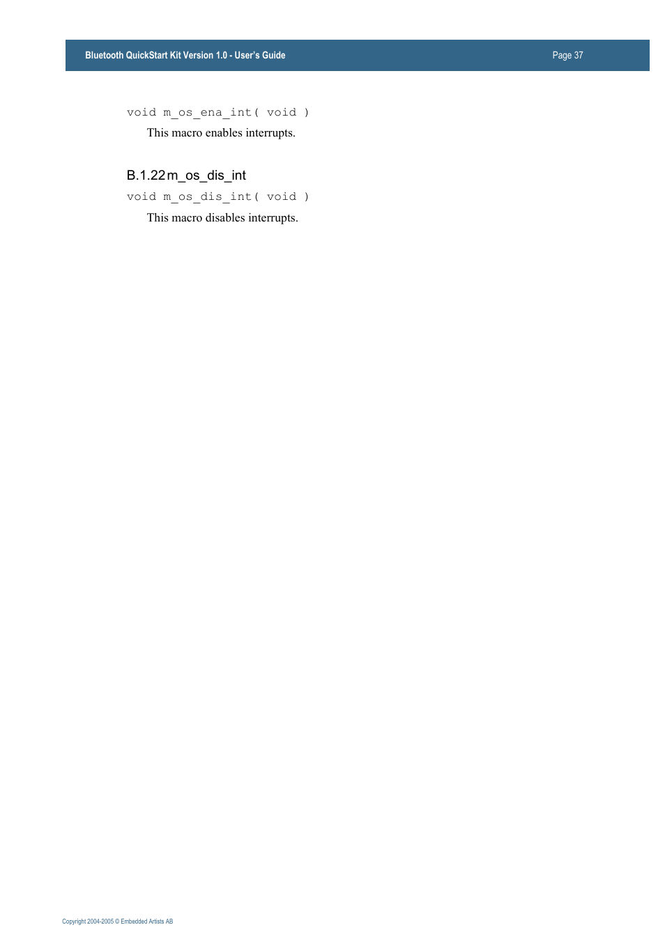B.1.22 m_os_dis_int | Philips Bluetooth QuickStart Kit User Manual | Page 37 / 74