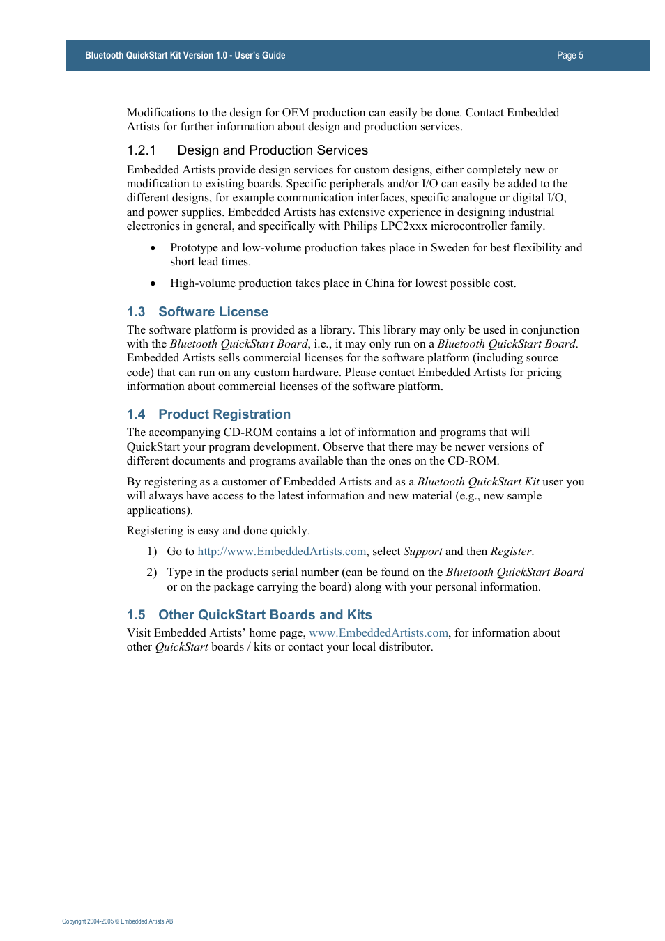 Philips Bluetooth QuickStart Kit User Manual | Page 5 / 74