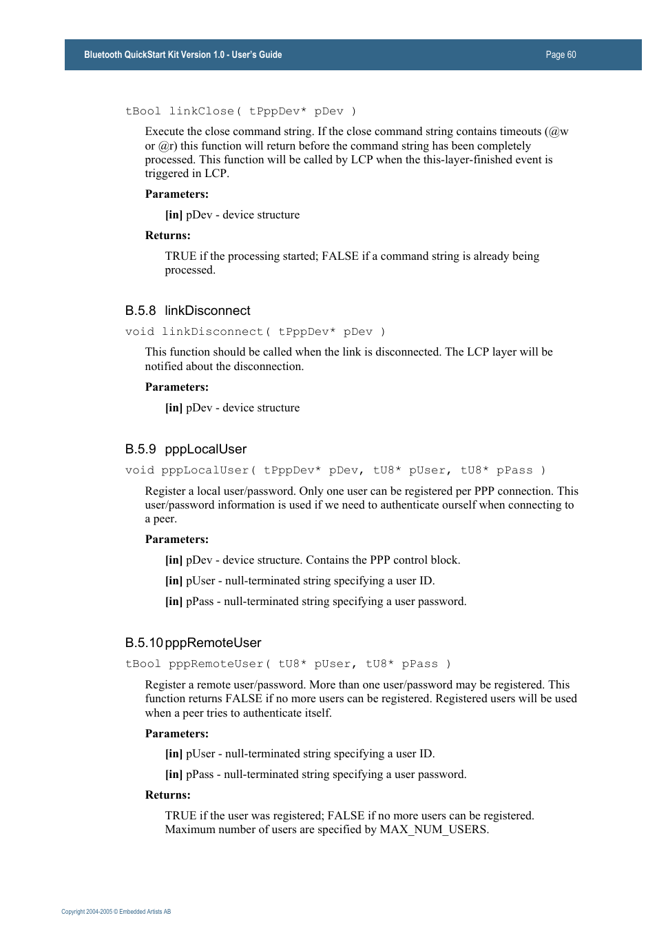 Philips Bluetooth QuickStart Kit User Manual | Page 60 / 74
