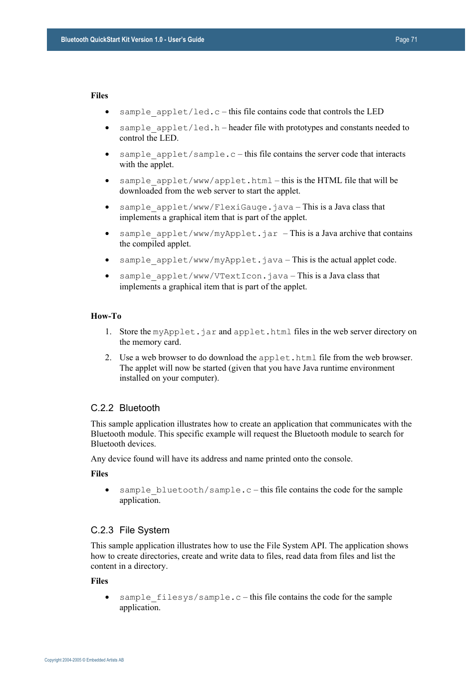 Philips Bluetooth QuickStart Kit User Manual | Page 71 / 74