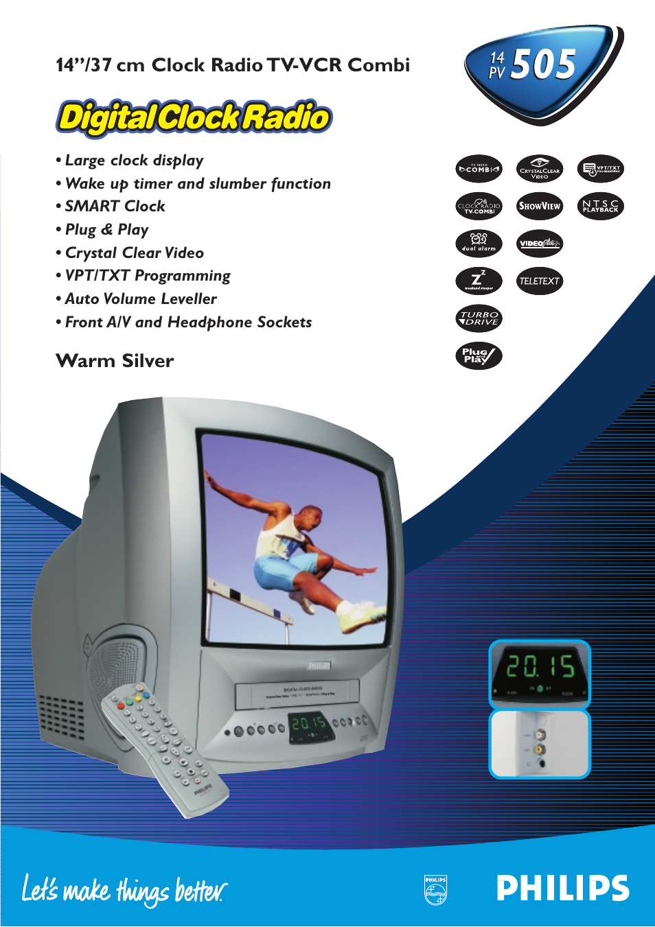 Philips 14PV505 User Manual | 2 pages