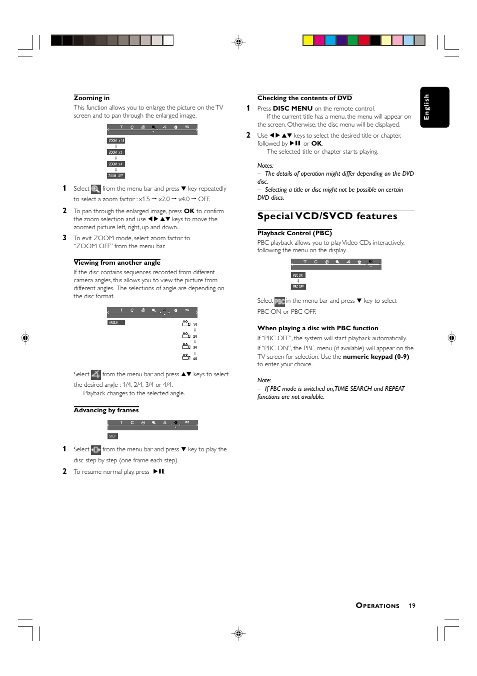 Special vcd/svcd features | Philips LX-3000D User Manual | Page 19 / 23