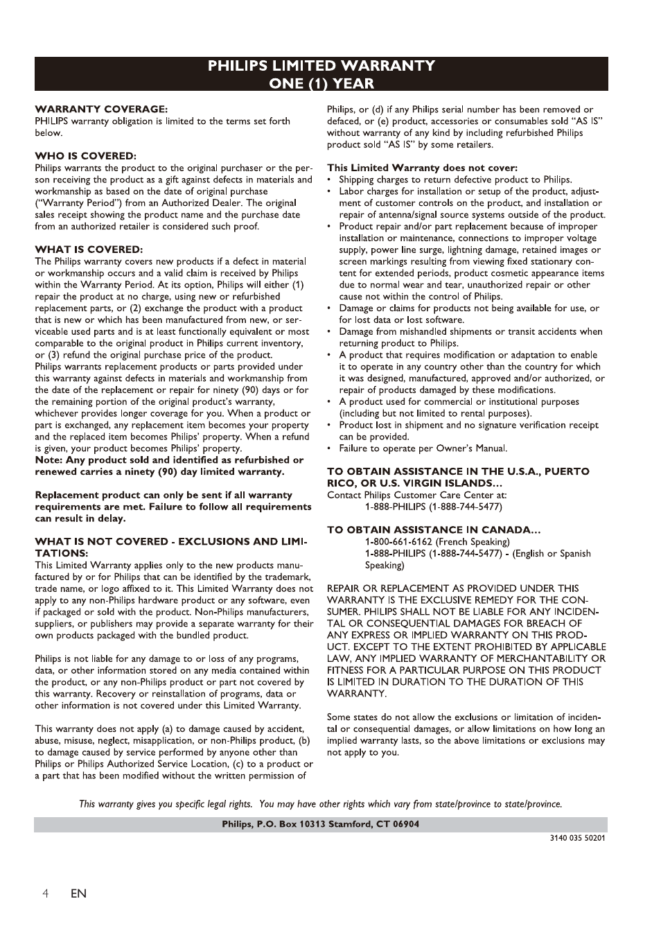 Philips - DCM278 User Manual | Page 4 / 21