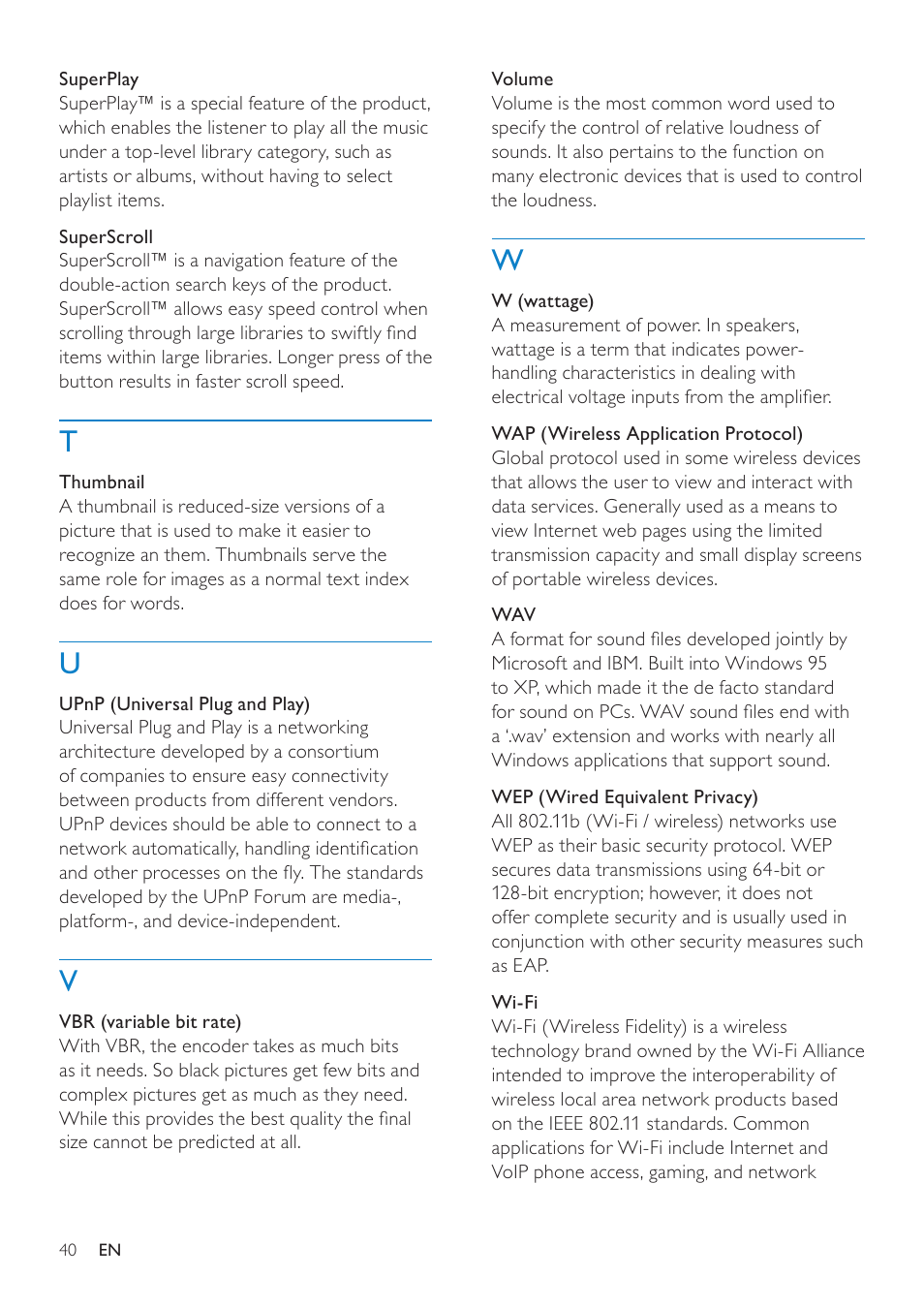 Philips HK-0947-NP2500-FR User Manual | Page 42 / 66