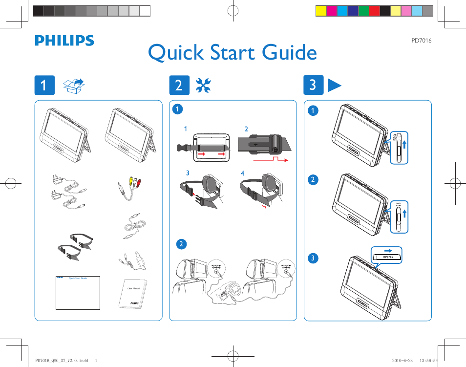 Philips PD7016/37 User Manual | 2 pages