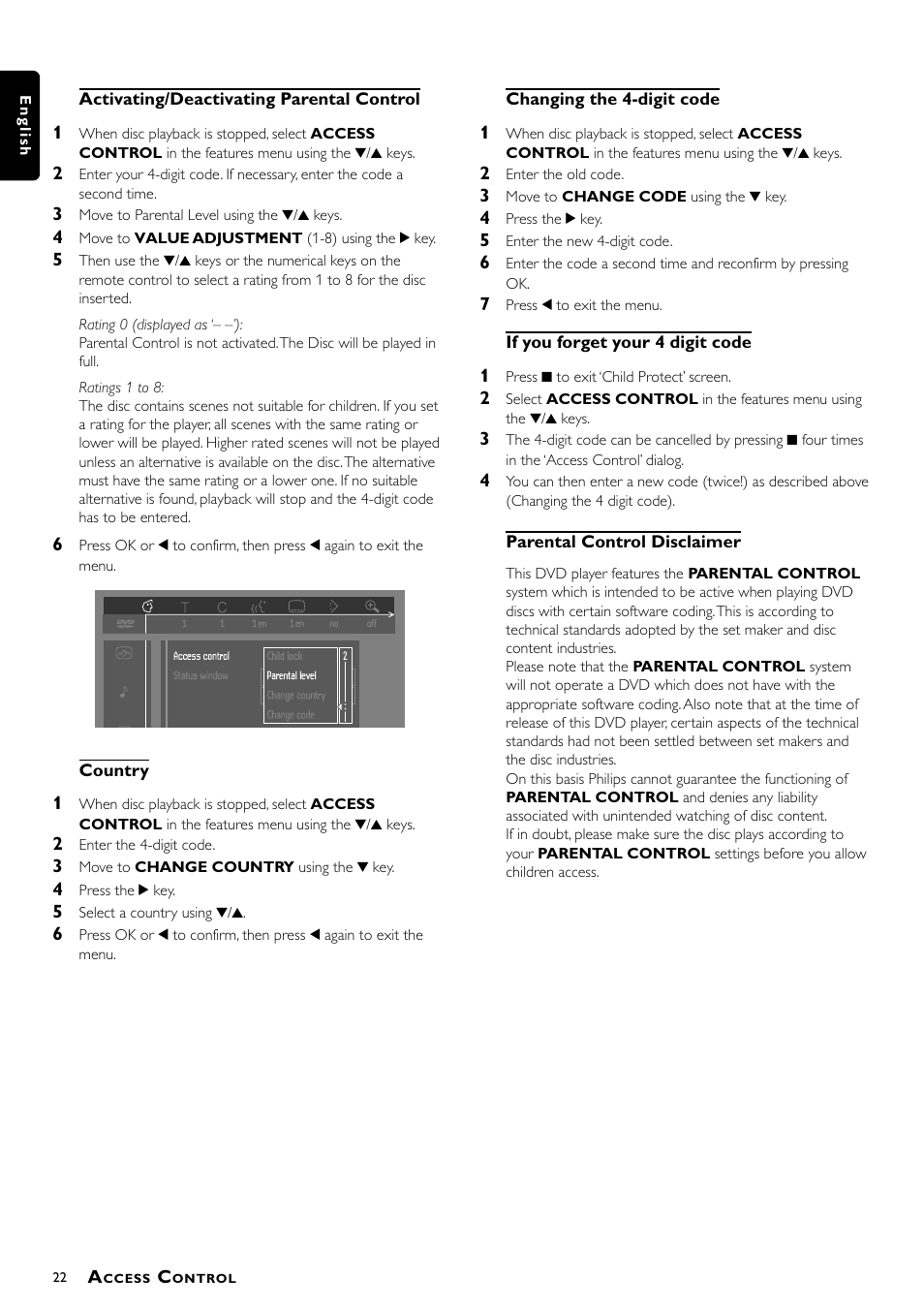 Philips DVD941 User Manual | Page 22 / 25