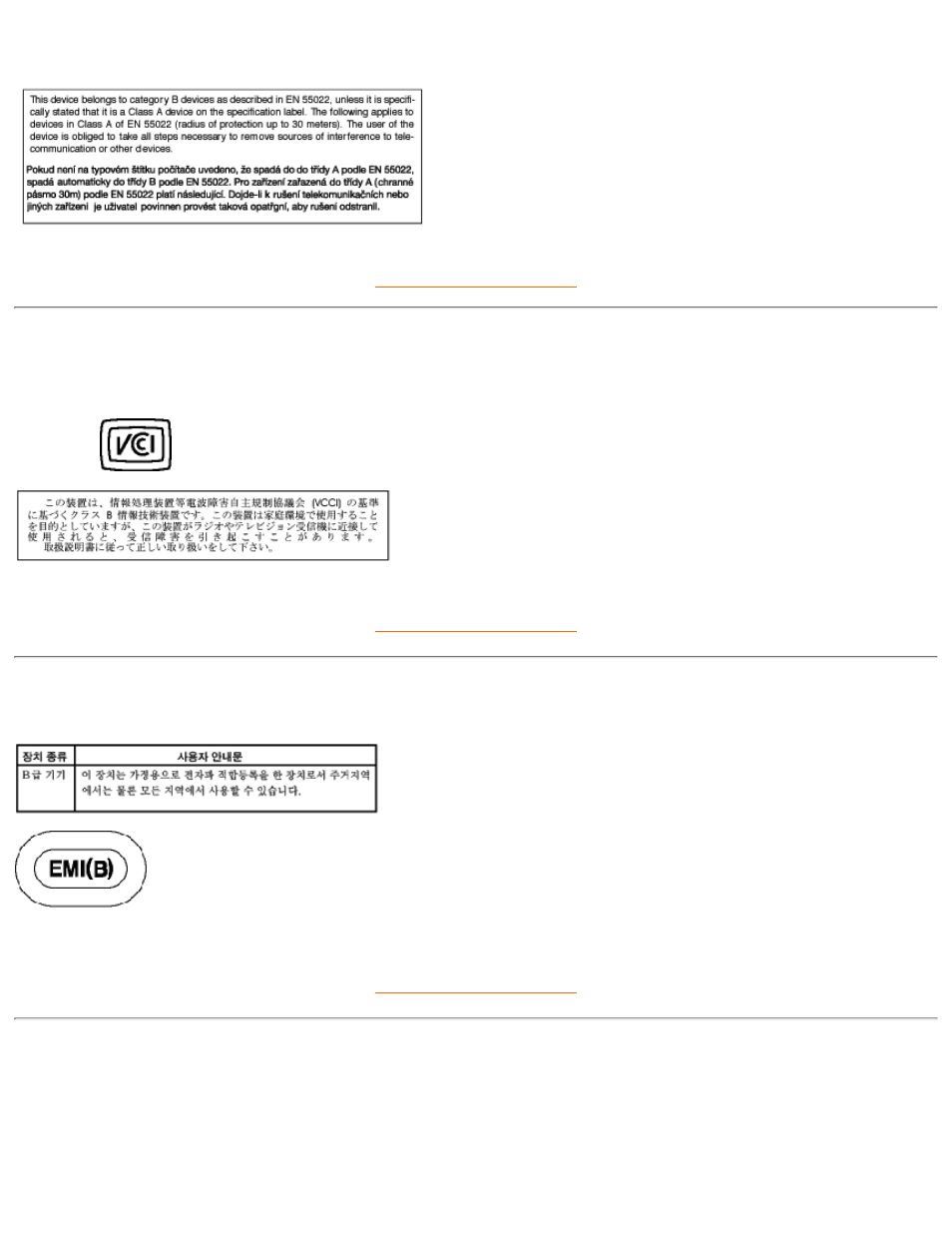 En 55022 compliance (czech republic only), Vcci class 2 notice (japan only), Moc notice (south korea only) | Polish center for testing and certification notice | Philips 140S User Manual | Page 38 / 72