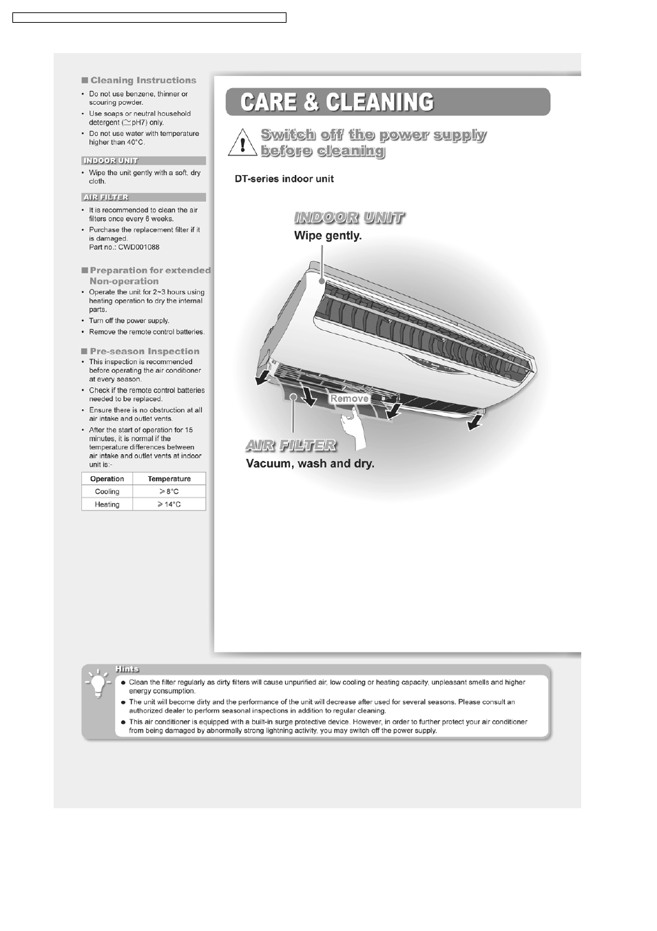 Philips CS-E15DB4EW User Manual | Page 40 / 98