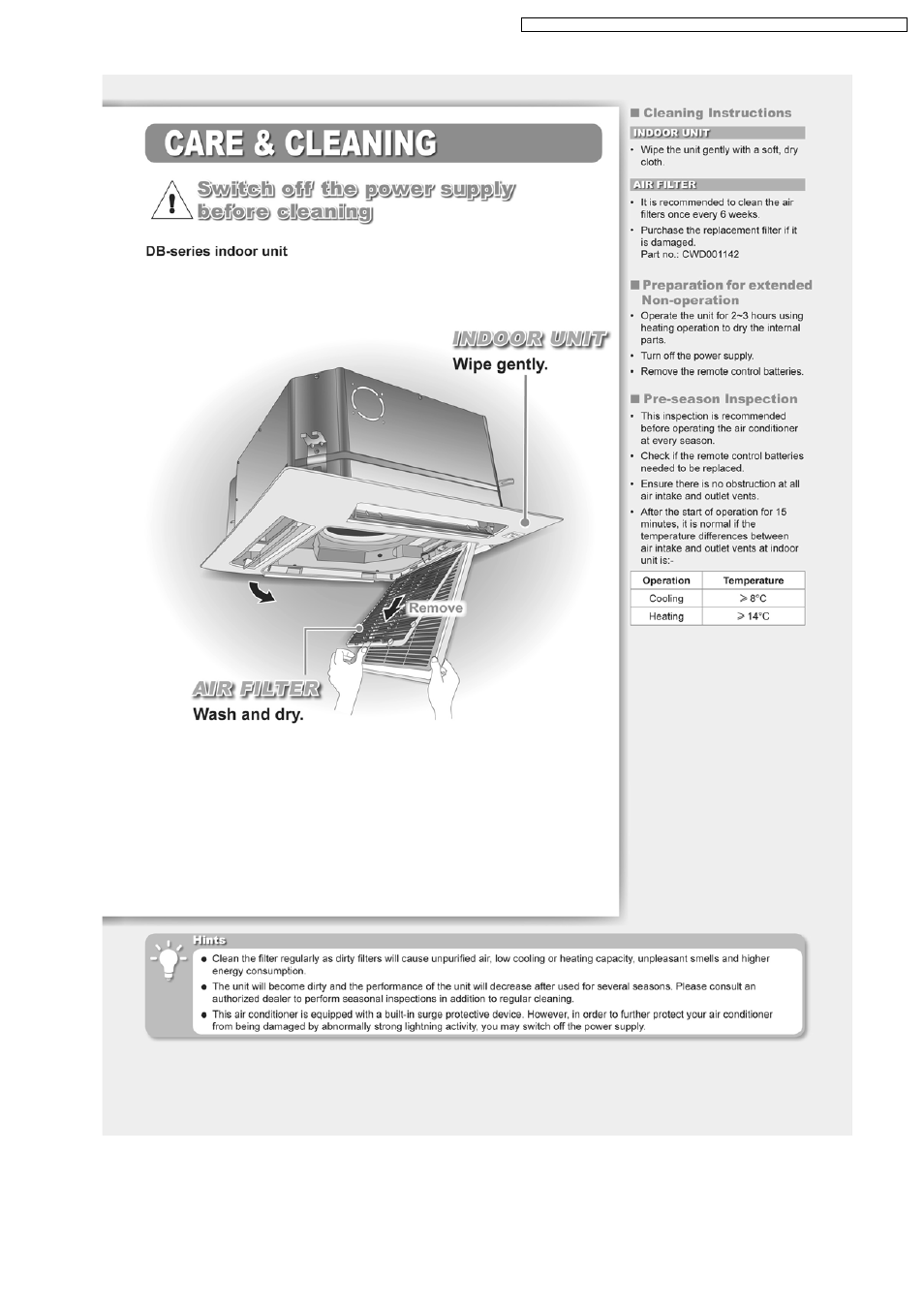 Philips CS-E15DB4EW User Manual | Page 41 / 98