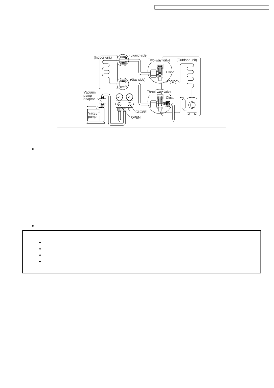 Evacuation of the equipment | Philips CS-E15DB4EW User Manual | Page 63 / 98