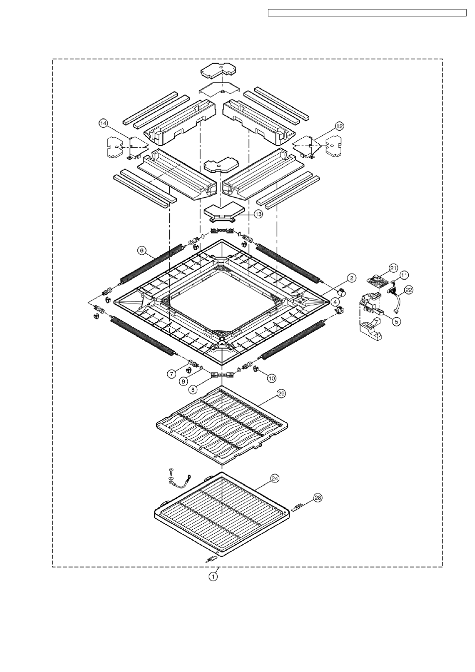 Cz-bt20e (front grille complete) | Philips CS-E15DB4EW User Manual | Page 81 / 98