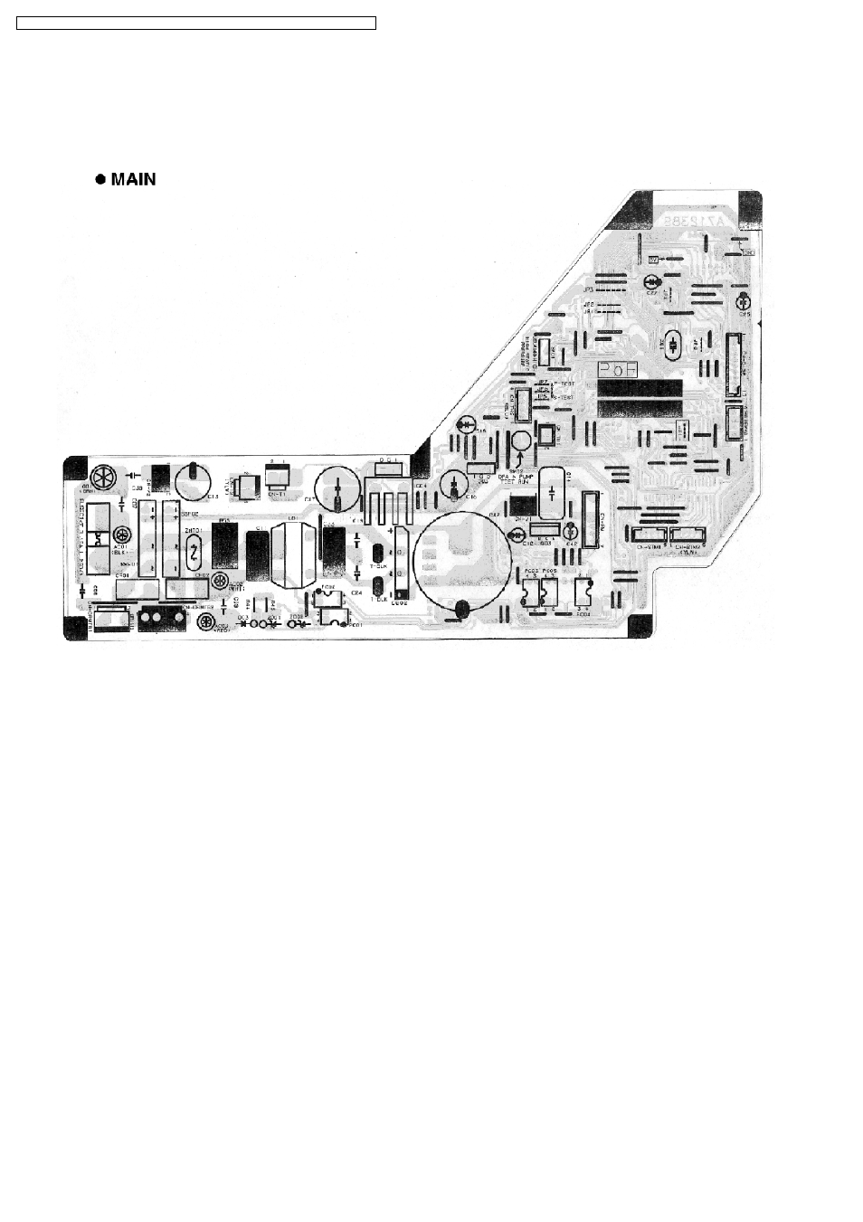 Print pattern indoor unit printed circuit board | Philips CS-E15DB4EW User Manual | Page 96 / 98