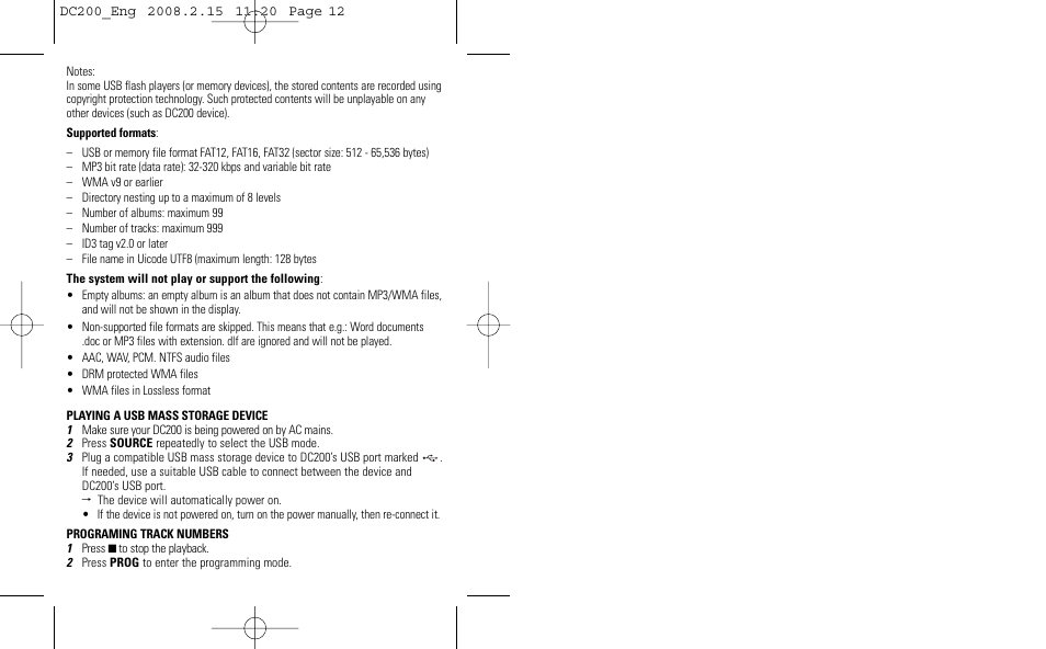 Philips DC200/05 User Manual | Page 12 / 17