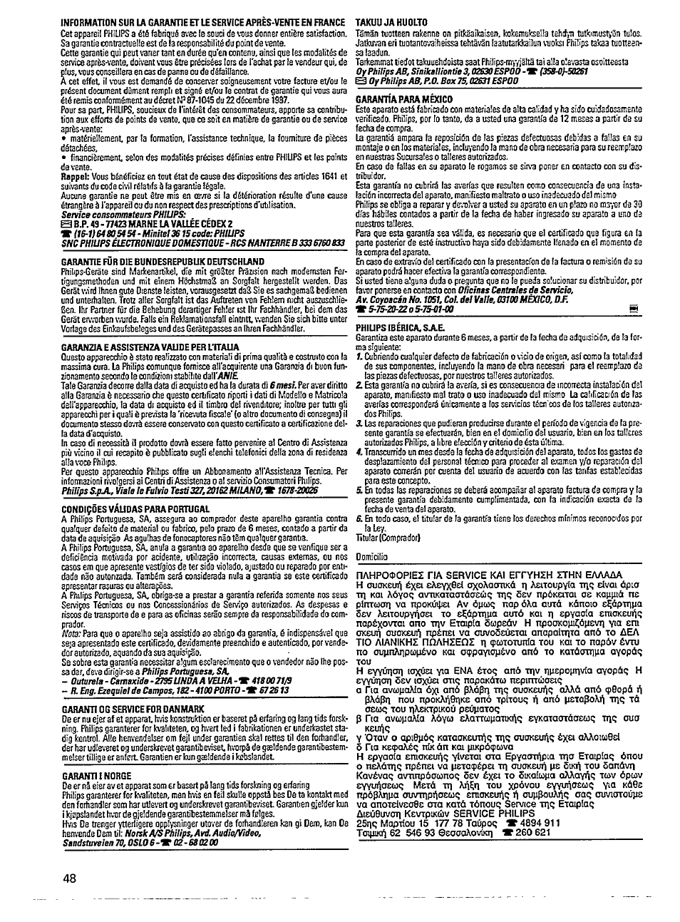 Philips RADIO CASSETTE RECORDER AZ 9213 User Manual | Page 13 / 15