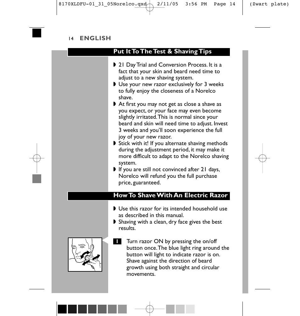 Philips Speed-XL 8170XLCC User Manual | Page 14 / 48