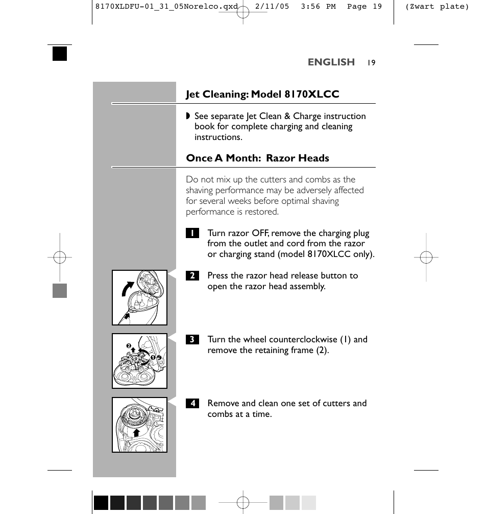 Philips Speed-XL 8170XLCC User Manual | Page 19 / 48