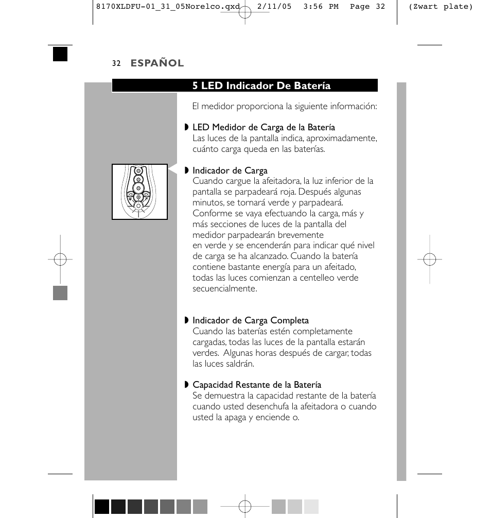 Philips Speed-XL 8170XLCC User Manual | Page 32 / 48