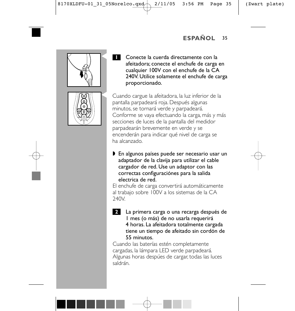 Philips Speed-XL 8170XLCC User Manual | Page 35 / 48