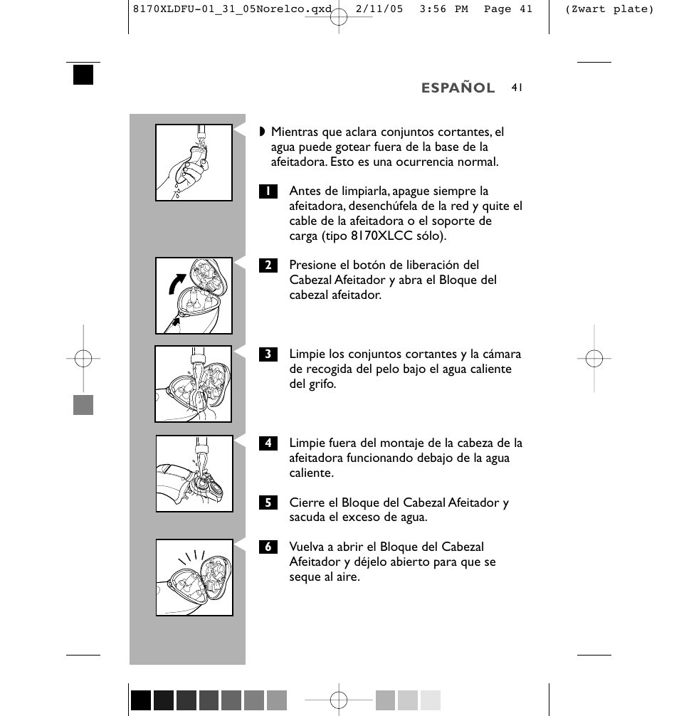 Philips Speed-XL 8170XLCC User Manual | Page 41 / 48