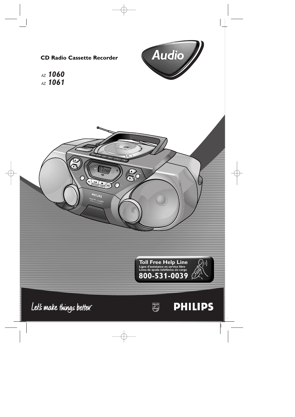 Philips AZ 1060 User Manual | 44 pages