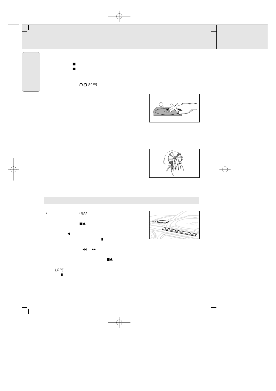 Cd player cassette recorder, English | Philips AZ 1060 User Manual | Page 14 / 44