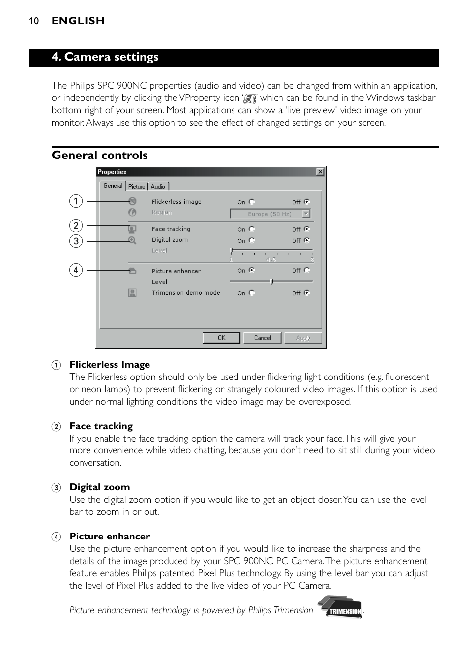 Philips SPC900NC/27 User Manual | Page 10 / 22