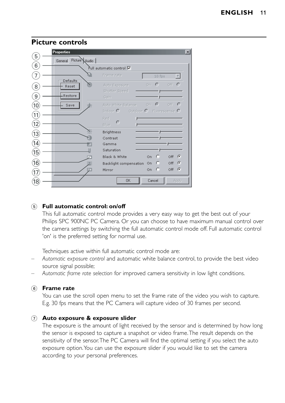 Philips SPC900NC/27 User Manual | Page 11 / 22