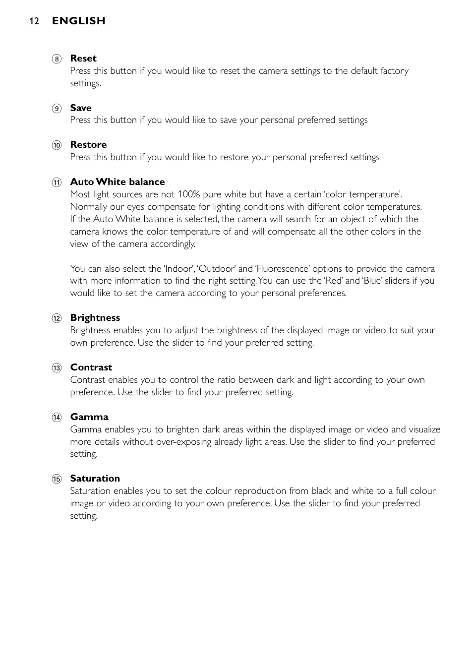 Philips SPC900NC/27 User Manual | Page 12 / 22