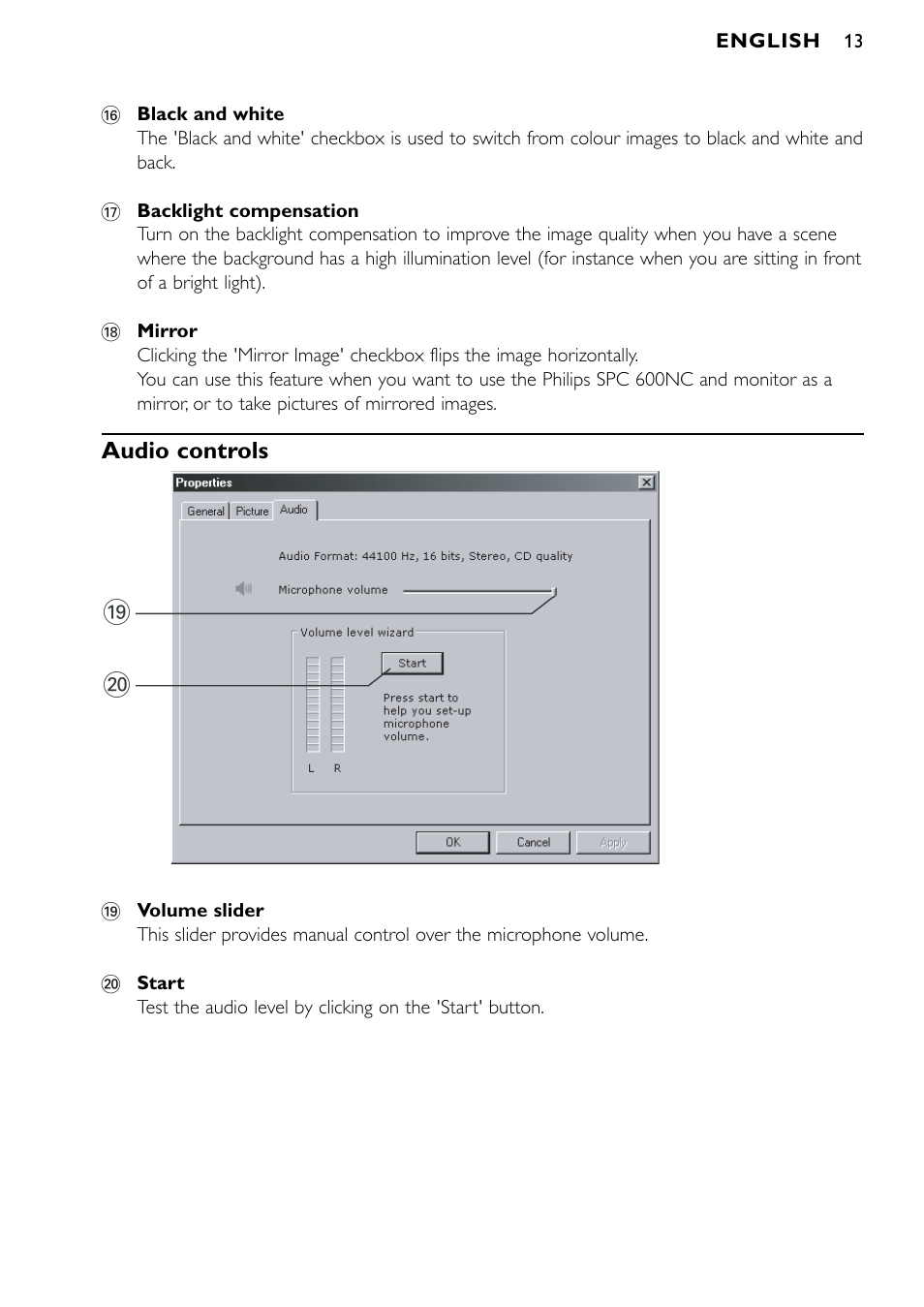 Philips SPC900NC/27 User Manual | Page 13 / 22