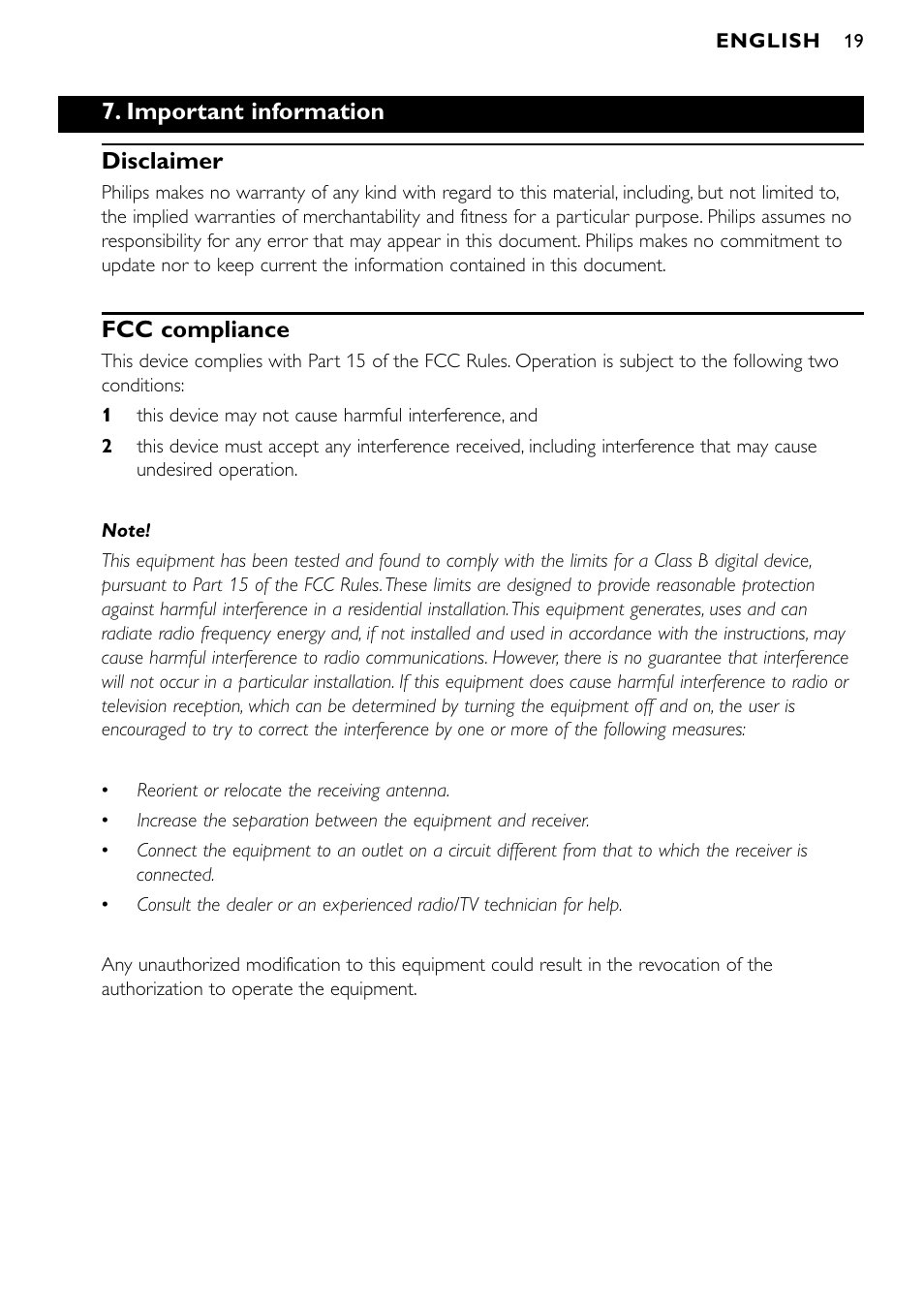 Philips SPC900NC/27 User Manual | Page 19 / 22