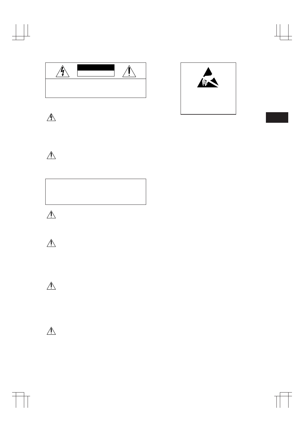 Safety precautions, Warning, 1unpacking | 2service, 3description 4 installation | Philips LTC 3963/51 User Manual | Page 35 / 64