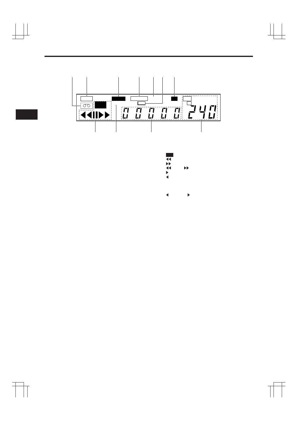 Display, Controls and functions (continued) | Philips LTC 3963/51 User Manual | Page 40 / 64