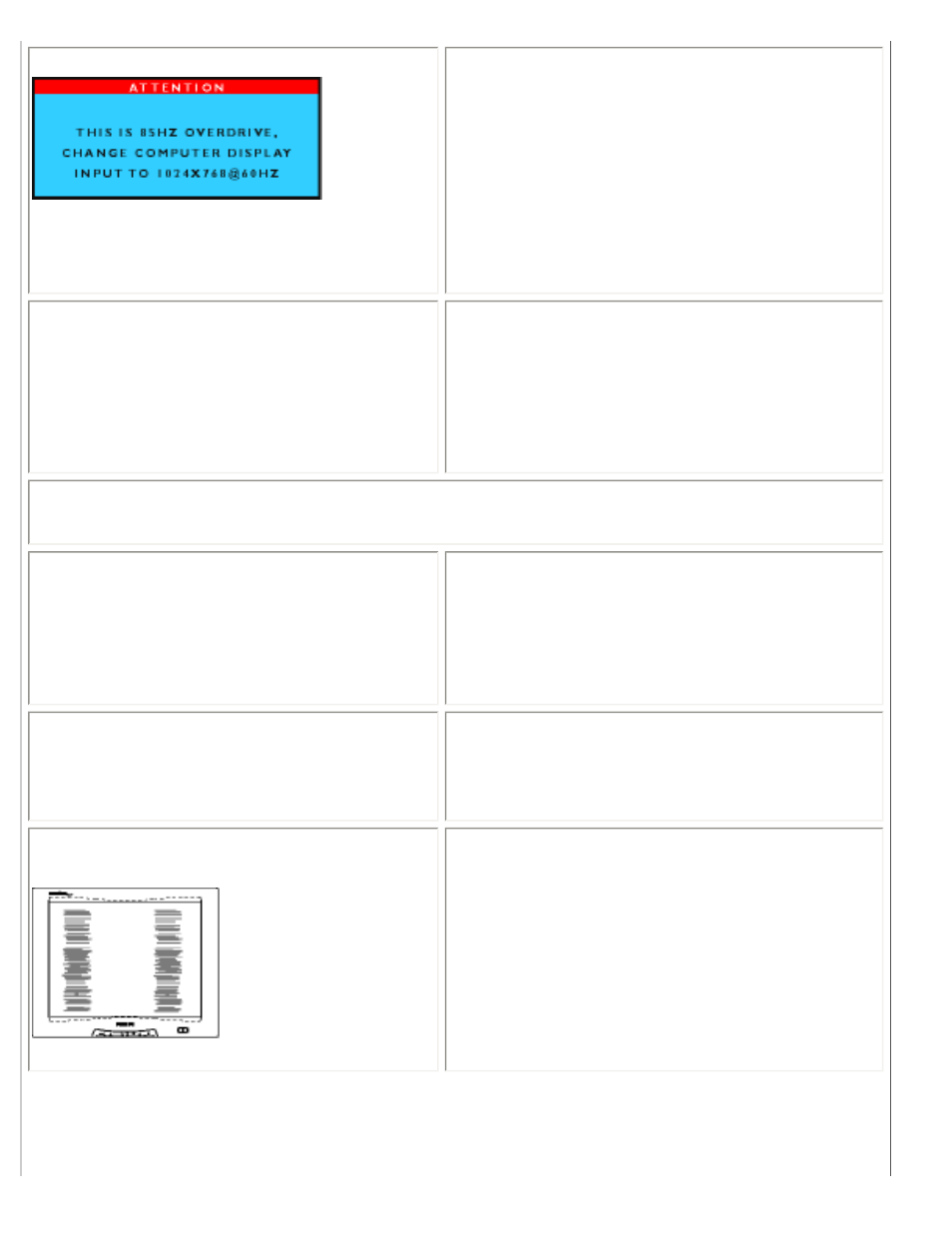 Beeldvormingsproblemen, Er staat op het scherm, De auto-knop werkt niet goed | Het beeld trilt op het scherm, Het beeld flikkert verticaal | Philips 150B4 User Manual | Page 39 / 90