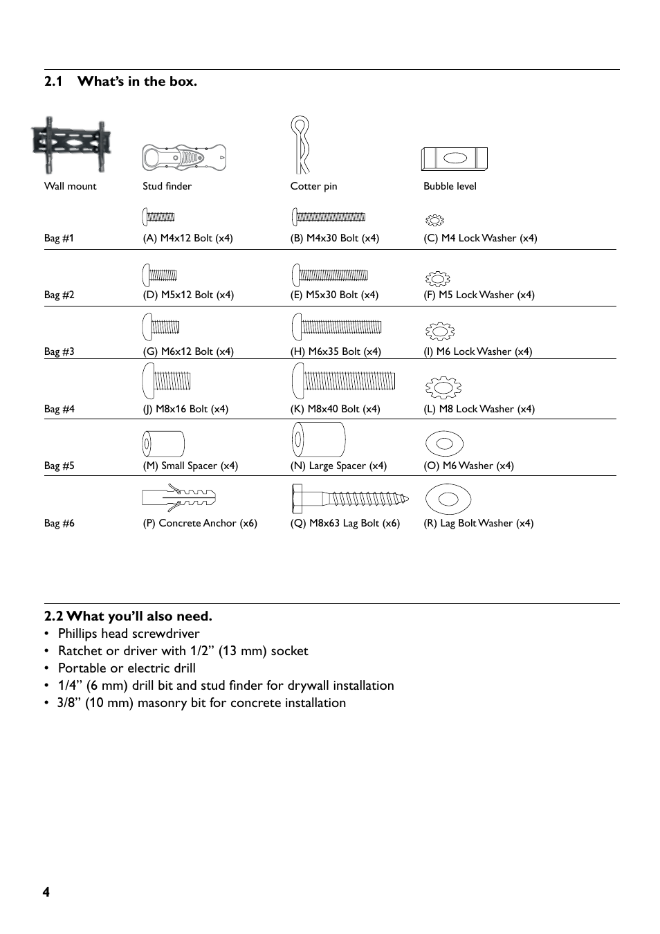 4. what’s in the box | Philips SQM5312/27 User Manual | Page 4 / 24