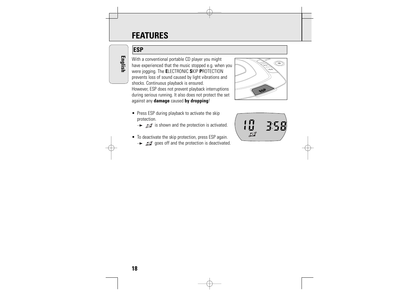 Features | Philips AZT9230 User Manual | Page 18 / 27