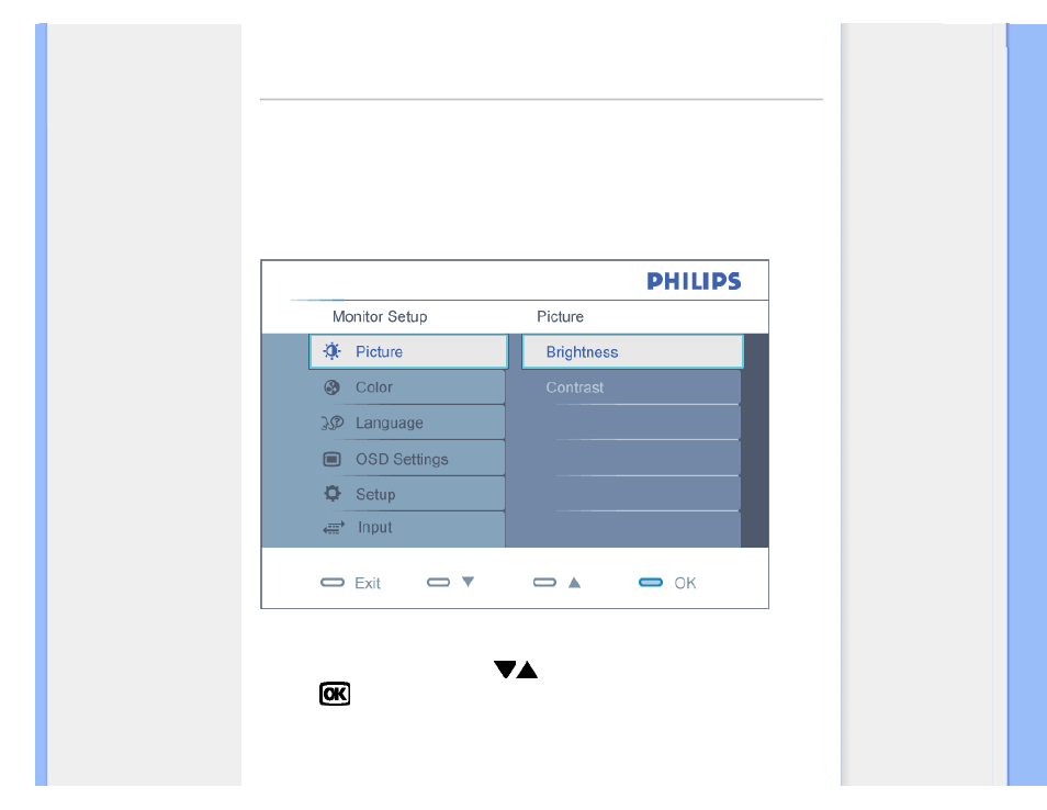 On-screen display | Philips 190SW8 User Manual | Page 75 / 113