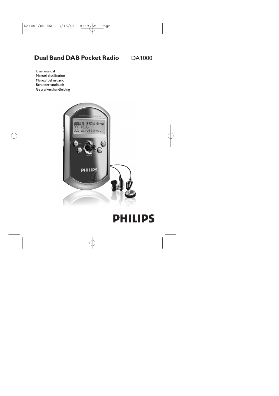 Philips DA1000 User Manual | 21 pages