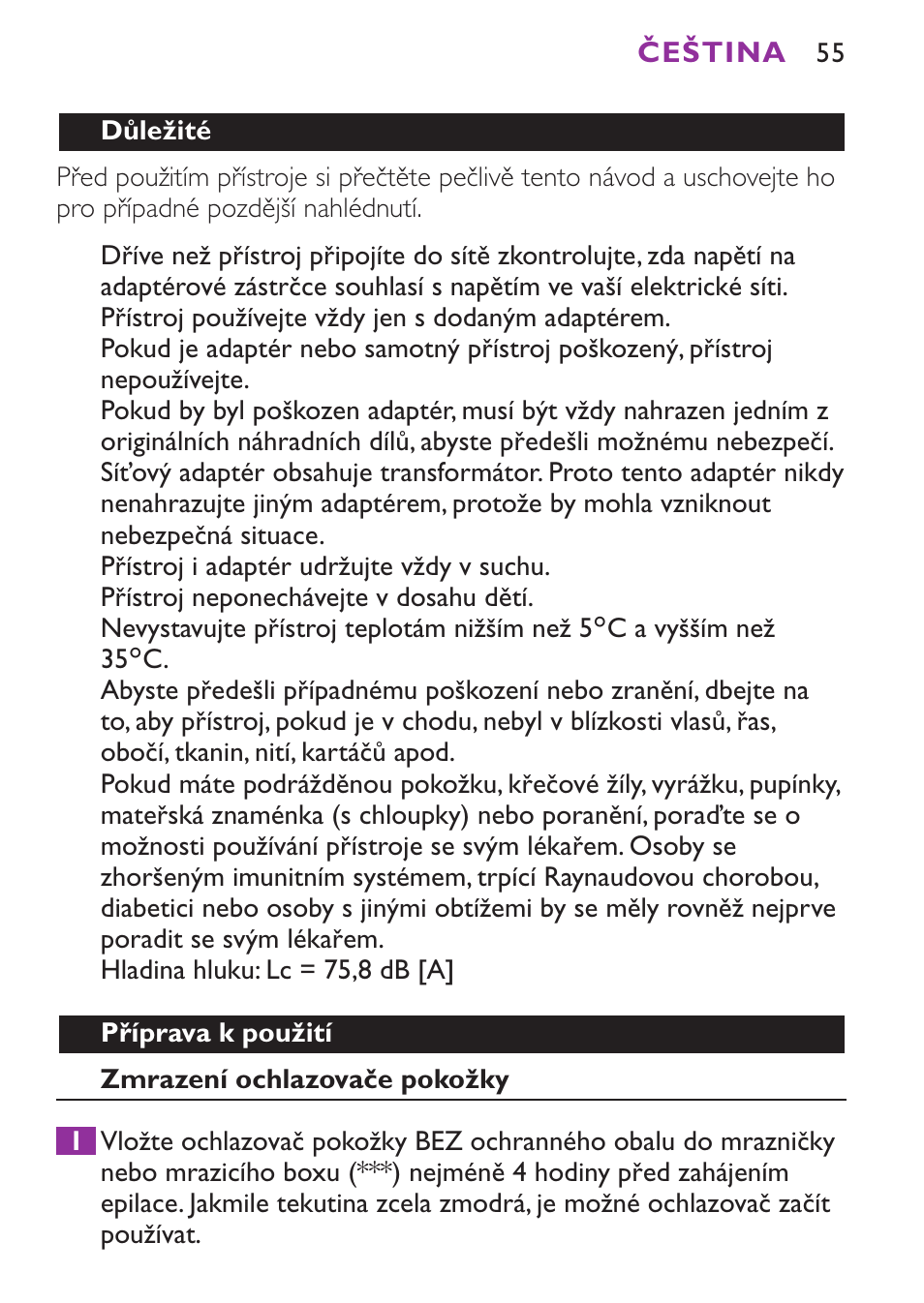 Philips HP6491 User Manual | Page 55 / 104