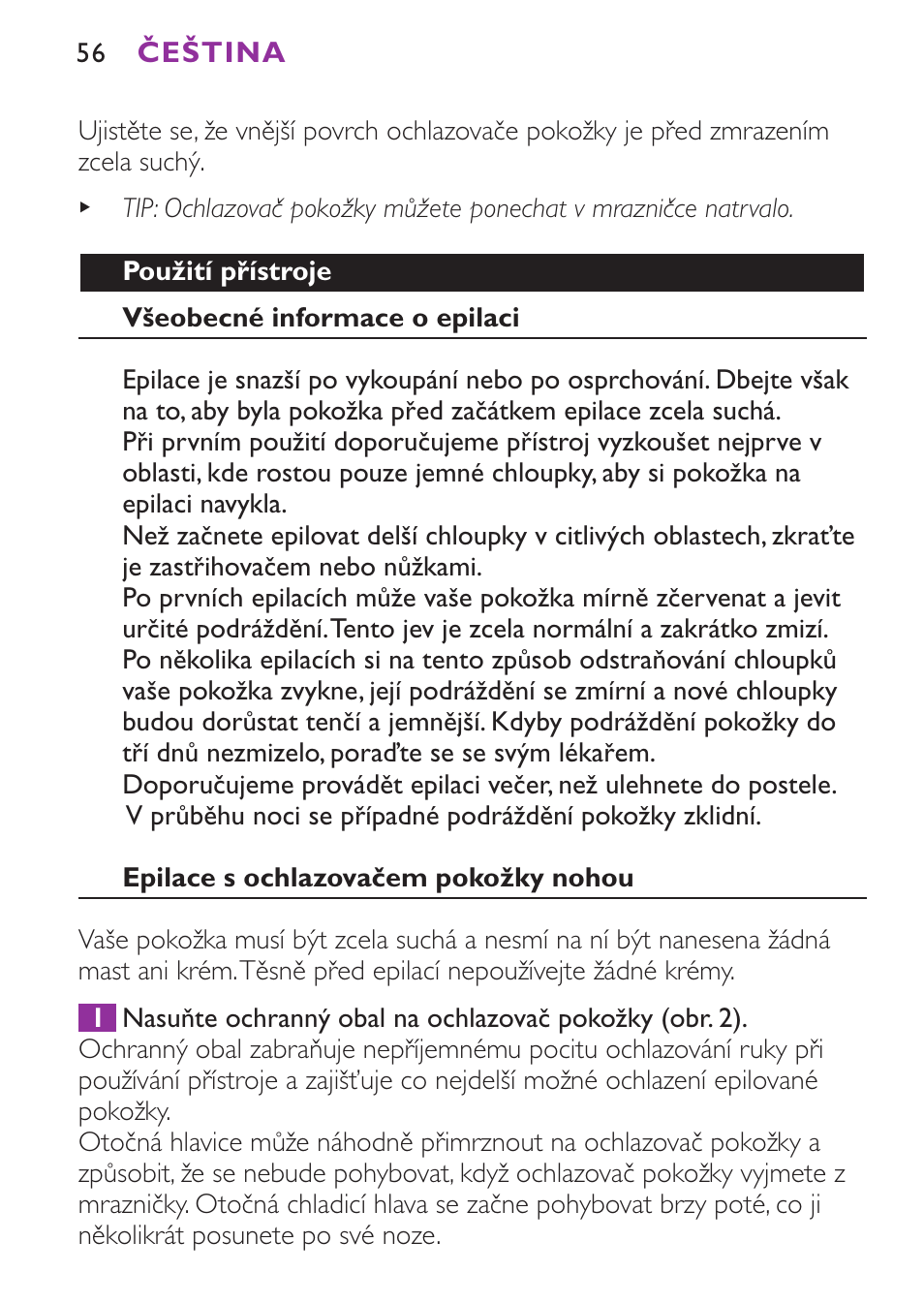 Philips HP6491 User Manual | Page 56 / 104