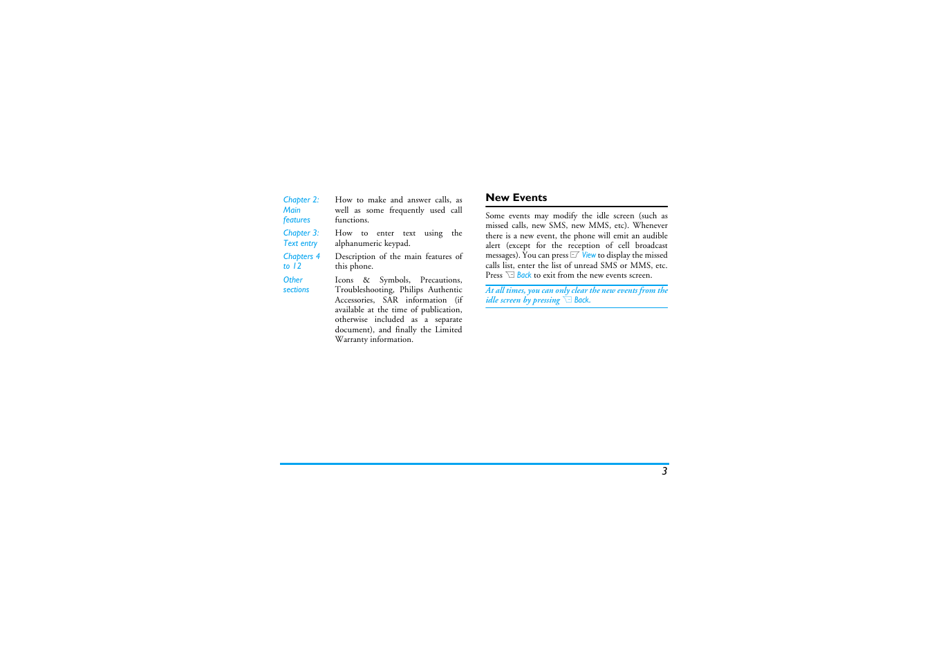 Philips XENIUM 9@9K CT9A9KBRN User Manual | Page 4 / 88