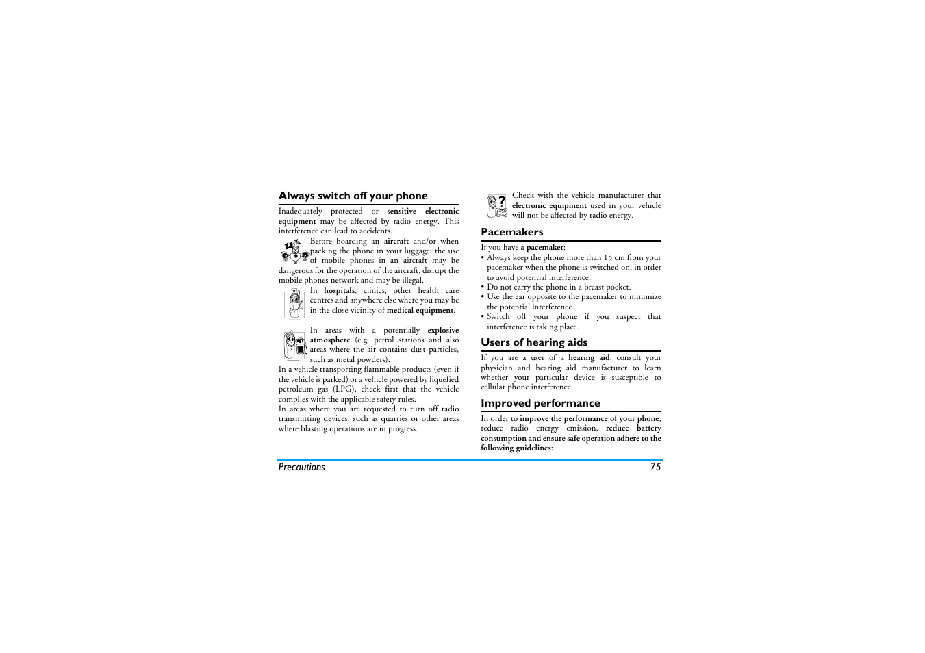 Philips XENIUM 9@9K CT9A9KBRN User Manual | Page 76 / 88