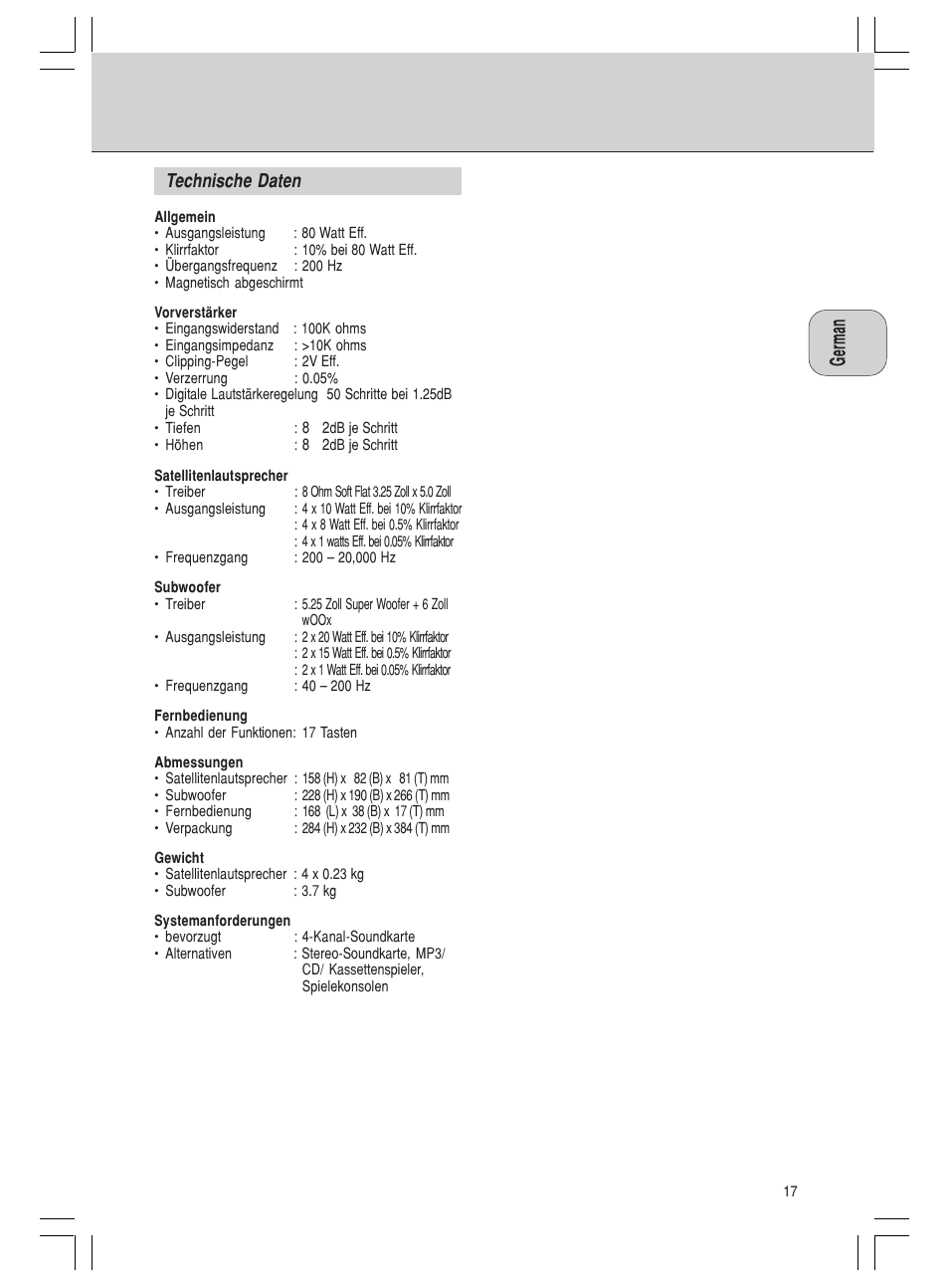 Philips MMS 305 User Manual | Page 17 / 62