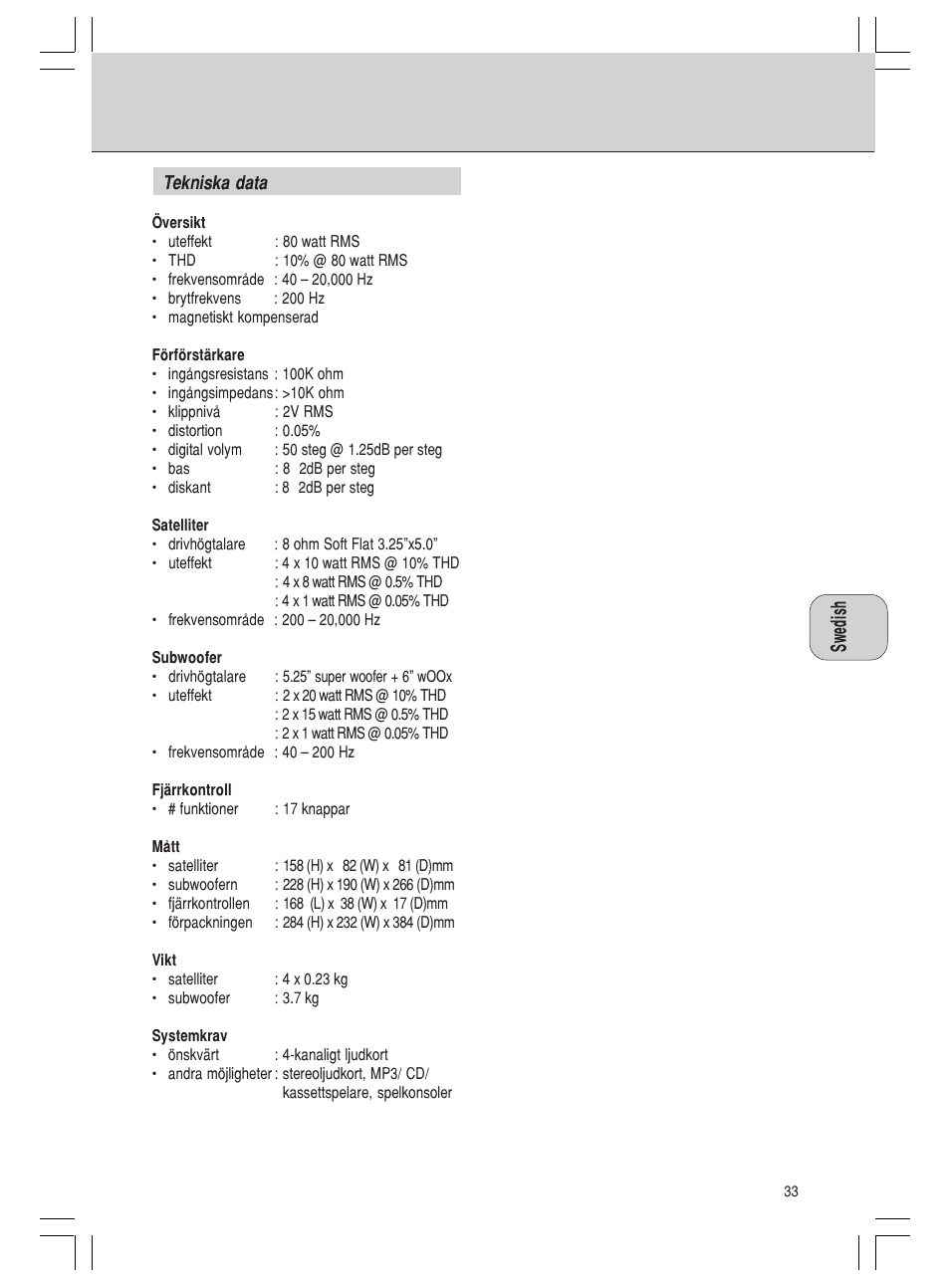 Philips MMS 305 User Manual | Page 33 / 62