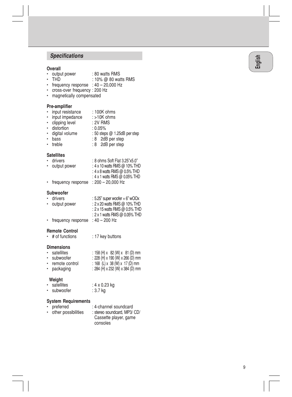 Philips MMS 305 User Manual | Page 9 / 62