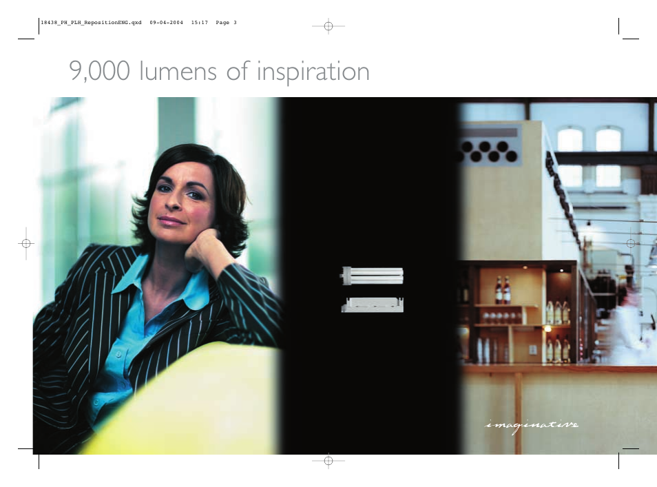 9,000 lumens of inspiration | Philips MASTER PL-H User Manual | Page 2 / 11