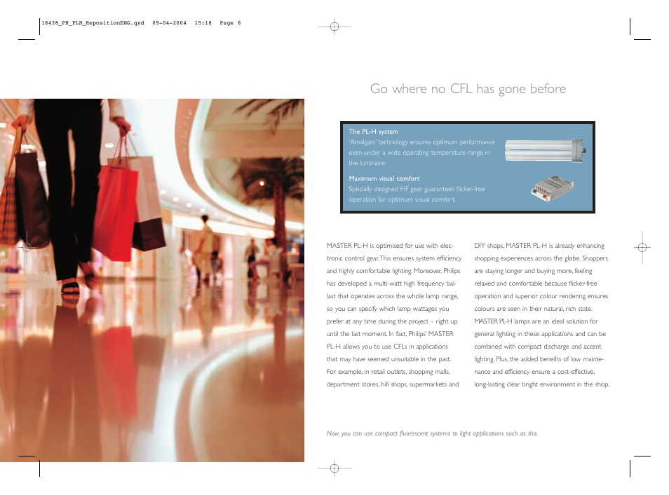 Go where no cfl has gone before | Philips MASTER PL-H User Manual | Page 5 / 11