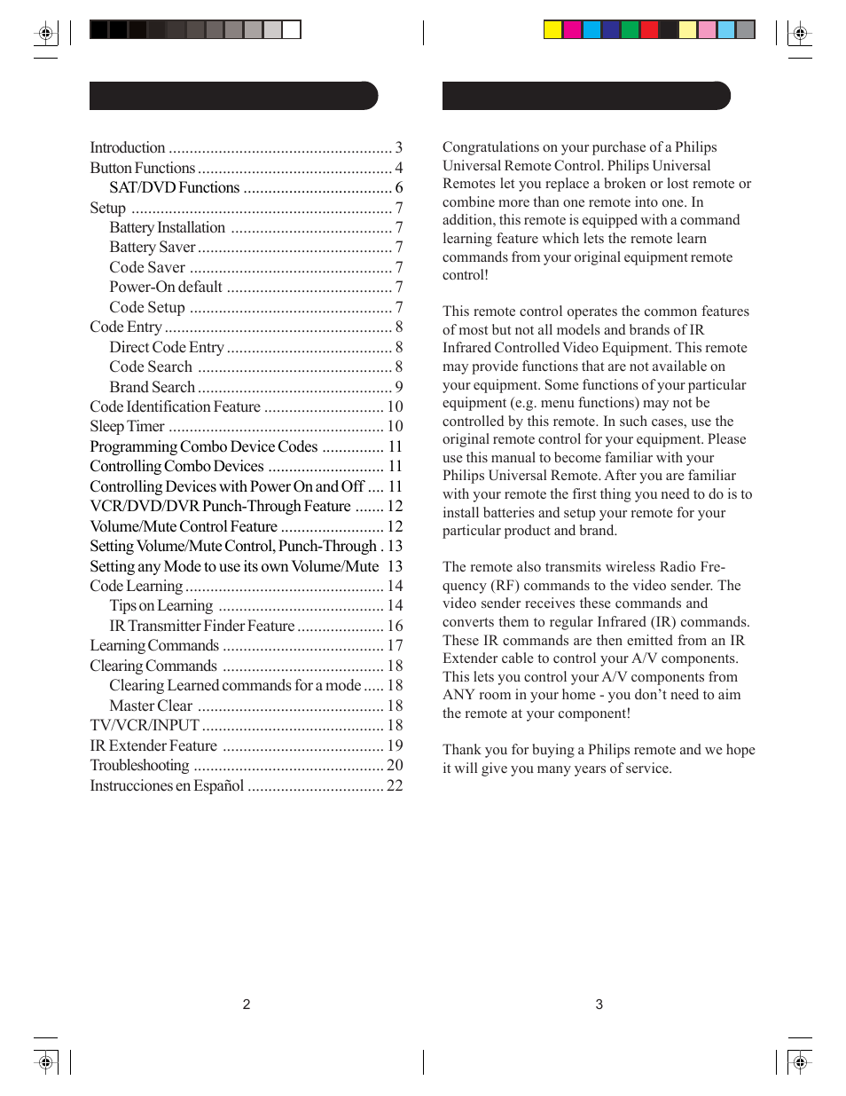 Philips ph750T User Manual | Page 2 / 23