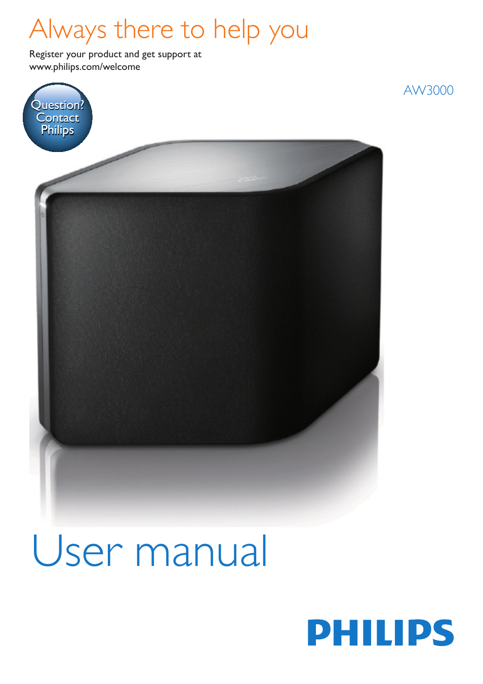 Philips AW3000 User Manual | 32 pages