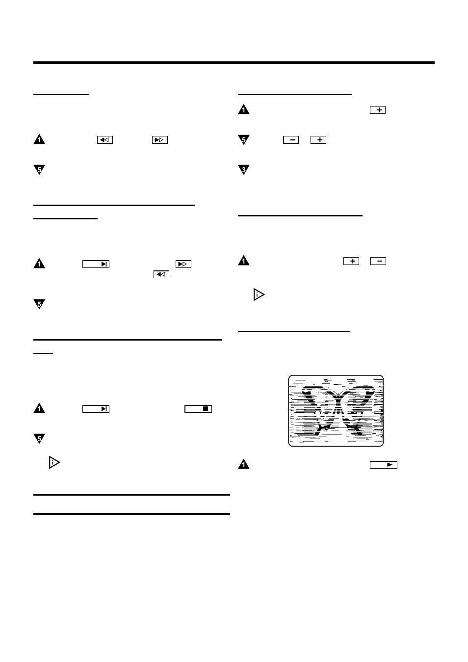 Instant view, Automatic search for a blank space on the tape, Picture interference | Tracking during playback, Tracking during still picture, Cleaning the video heads | Philips VR200/07 User Manual | Page 15 / 25